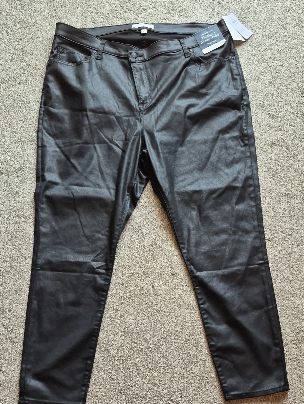 Abercrombie & Fitch Black Super Skinny Ankle Jeans